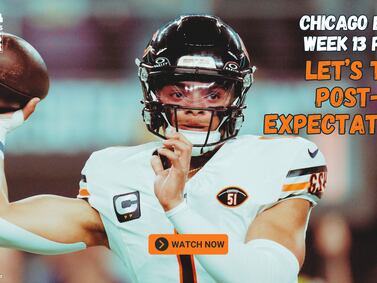 Bears Insider podcast 334: Setting post-bye expectations
