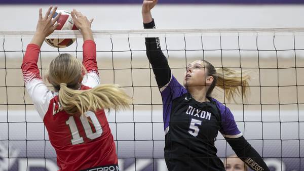 Photos: Dixon volleyball takes on Lasalle-Peru