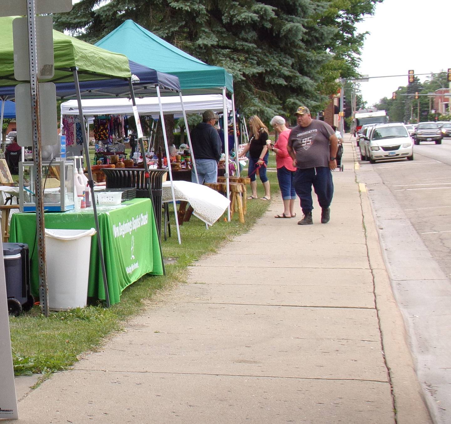 The Streator Farmer Market is set up every Saturday 8 a.m. to noon along Park Street in City Park.
