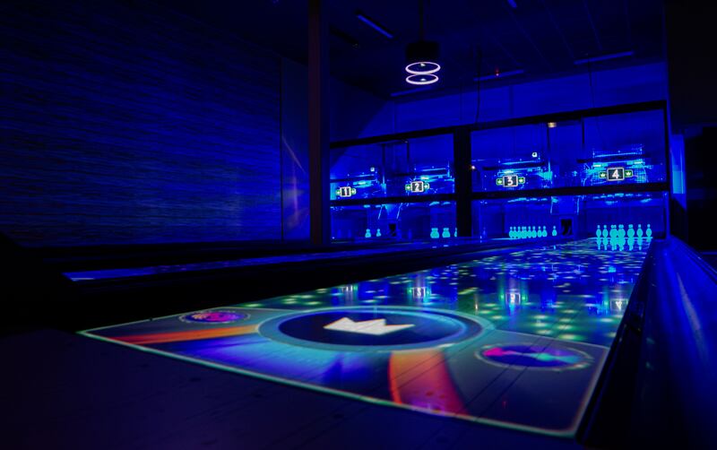 Emagine Batavia is offering a special Valentine's Day promotion, where couples can enjoy bowling and a snack bucket.