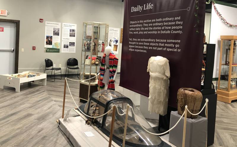 The DeKalb County History Center is open for free Saturdays during the summer.