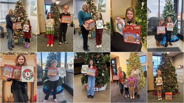 Stillman Bank announces winners of Christmas coloring contest 