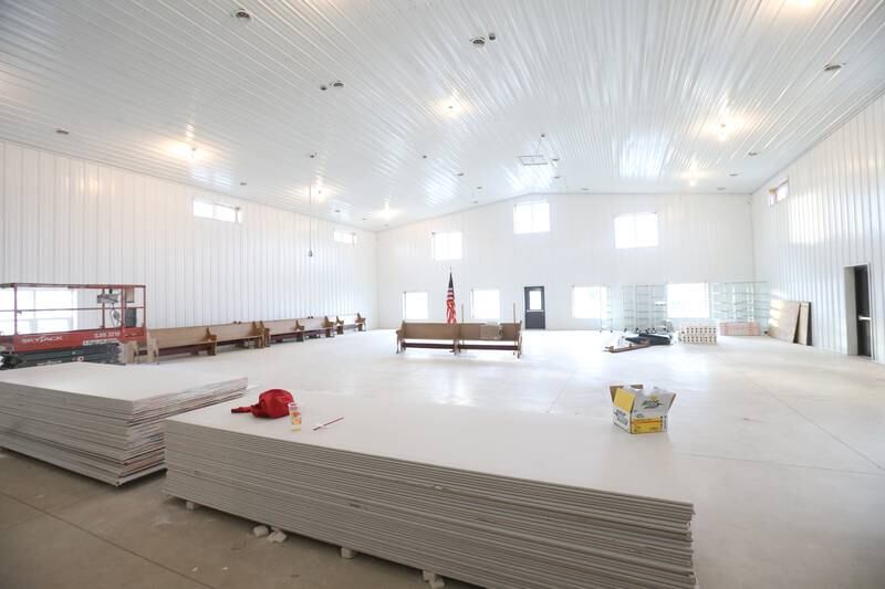 A view inside the Second Story Teen Center on Wednesday, Dec. 12, 2024 in Princeton. Construction is coming along quite nicely. Work is expected to be completed in the Spring of 2025. The center is $250,000 short of completing the project. They are asking the community for donations. Every week, Second Story Teen Center provides meals, mentorship, and a safe place for approximately 150 teens to gather, grow, and thrive. Over the years, the center has been instrumental in fostering positive change in the community, contributing to a decline in teen suicide rates and teen theft.