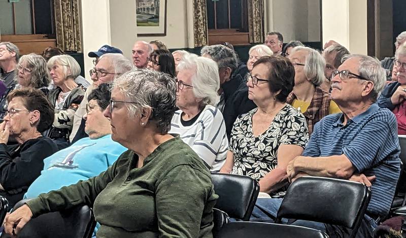 About 80 people attended the Dixon Area Christian Ministers Association's Community Christian Conversation on Oct. 23 at the Loveland Community House in Dixon.