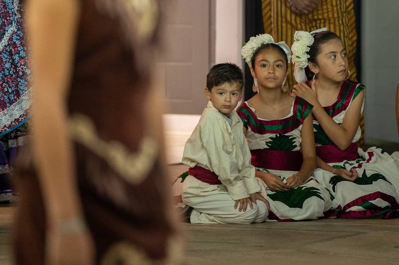 Dancers watch on as partners perform a dance at the 'Where Our Paths Meet' screening event on Sunday, Sep 7, 2025 at Diaz Banquet Center in Mendota.