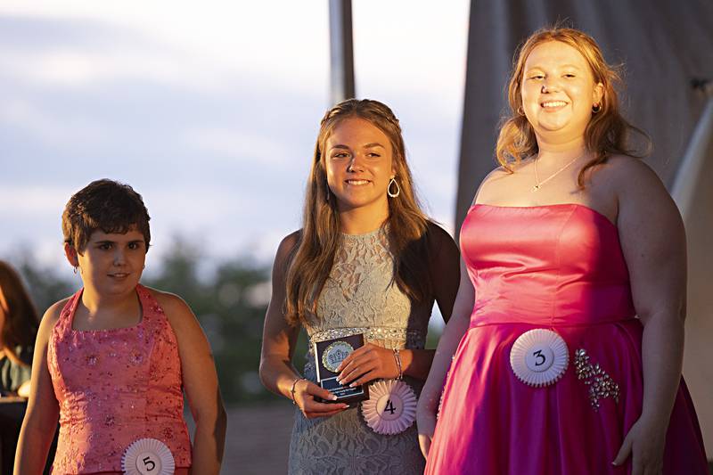 Kendra Spangler was awarded communication award Wednesday August 2, 2023 during the Junior Miss Ogle County pageant.