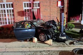 Driver charged with DUI after crashing into building in McHenry