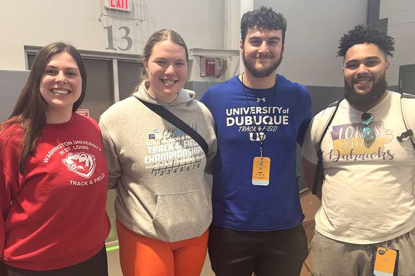 Former OHS track athletes fare well in the shot put at NCAA Division III indoor nationals