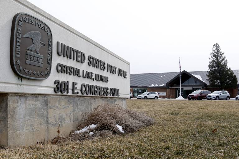 The Crystal Lake Post Office at 301 Congress Pkwy, in Crystal Lake, on March,10, 2022, there are concurrent Senate and House bills to rename the Crystal Lake Post Office the "Ryan J. Cummings Post Office."