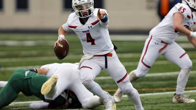 District 308 school officials cheering on Oswego High School football team