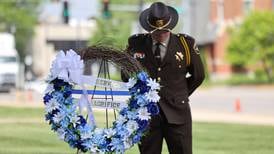 ‘Sombering’ ceremony honors fallen Kankakee County police officers