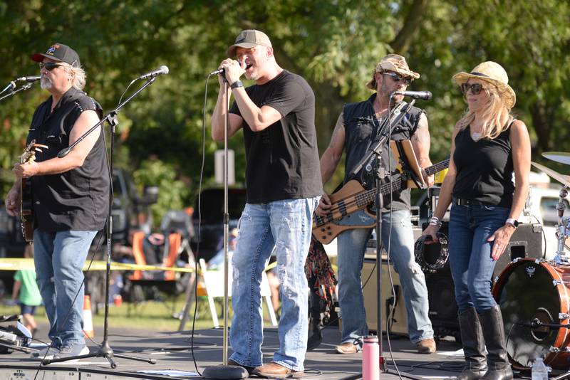 Bands including Wild Fire perform at the Country Jam held at Gordon Park in La Grange on Saturday, Aug. 10, 2024.
