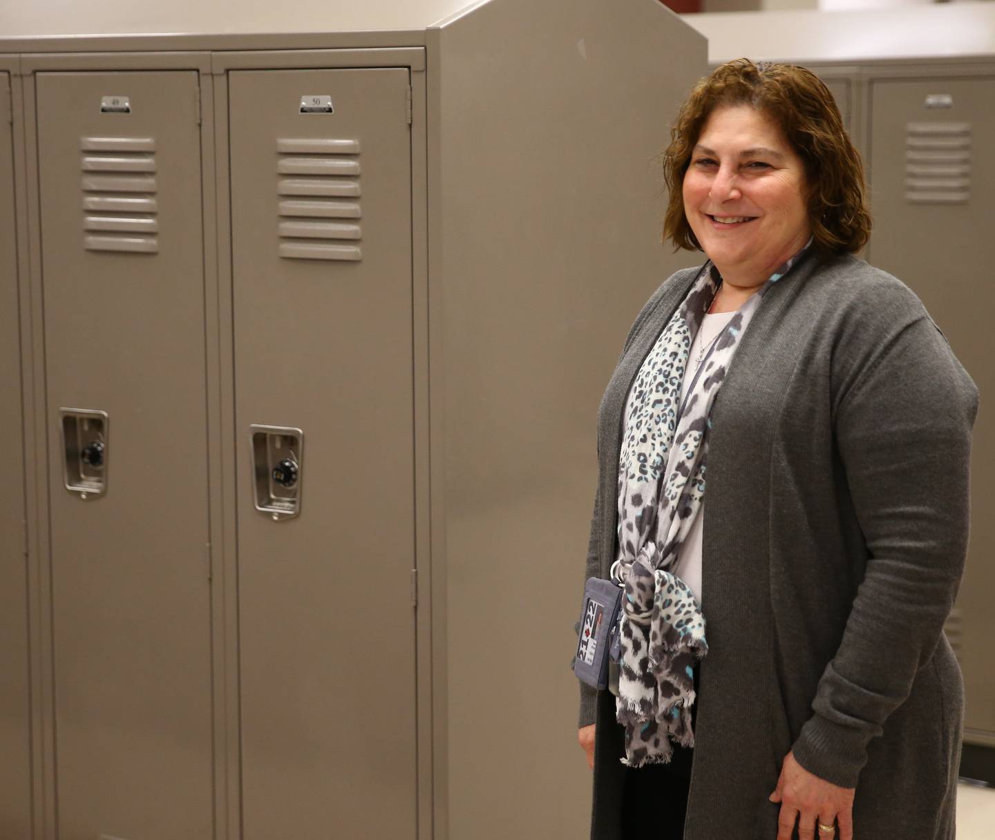 Mrs. Joanna McConville poses for a photo at Hall High School on Thursday, April 7, 2022 in Spring Valley.