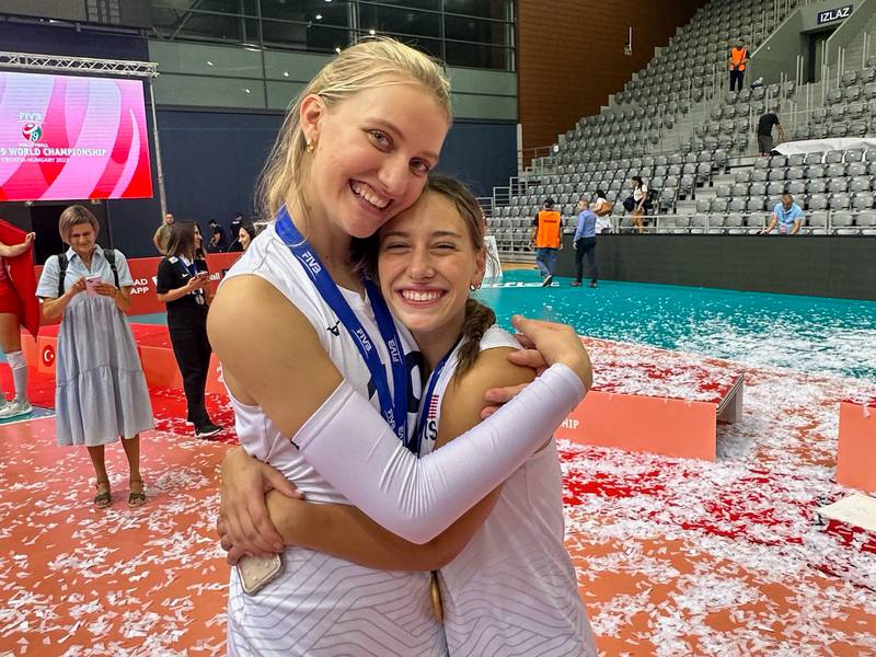 Timothy Christian's Abby Vander Wal (left) and IC Catholic Prep's Ava Falduto (right) recently represented the USA at international tournaments in Croatia and Mexico.