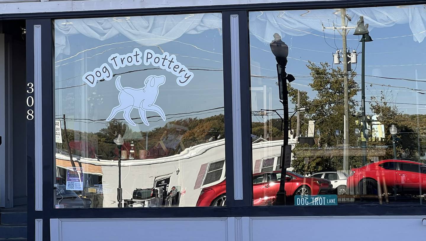 Dog Trot Pottery at 308 W. First St. in Dixon. The shop offers unique, handcrafted pottery made by owner Vicki Sauter.