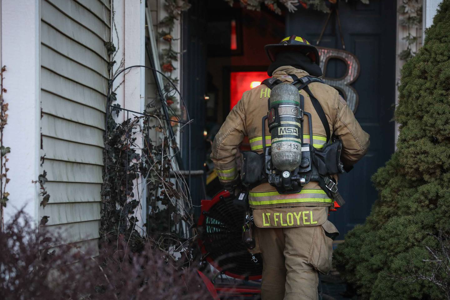 The Huntley Fire Protection District responded to a house fire on Tuesday, April 15, 2025 at the 300 block of Stickley Lane in Lake in the Hills.