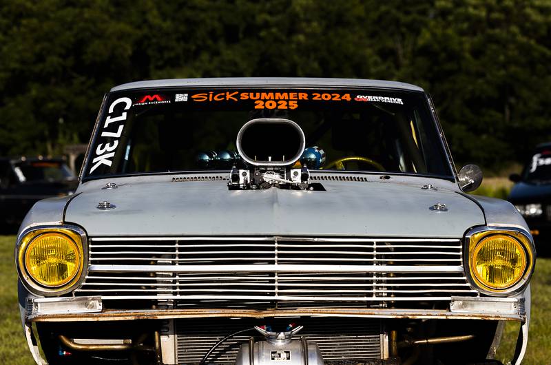 High powered machines set up shop Thursday, June 19, 2025, at RB&W Park as Rock Falls Tourism held a block party starring Sick the Mag drivers. The drivers, traveling from drag strip to drag strip, stopped by the town for a night of fun.