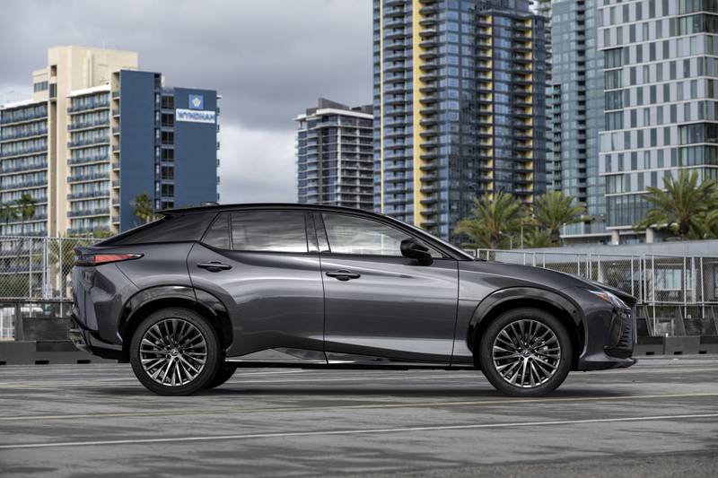The 2024 RZ 450e is a fully electrified Lexus with the expected efficiency and luxury.