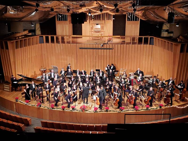 The Kishwaukee Symphony Orchestra (shown here in this April 2021 file photo) will host two Halloween concerts this October 2022, free and open to all ages.