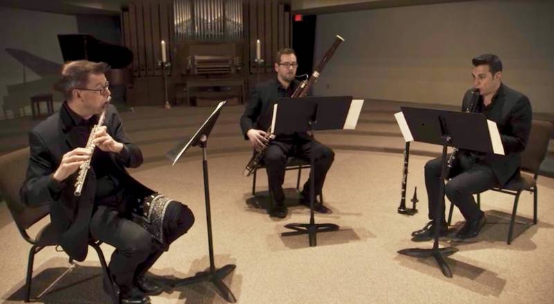 The Elgin Symphony Orchestra Woodwind Trio.