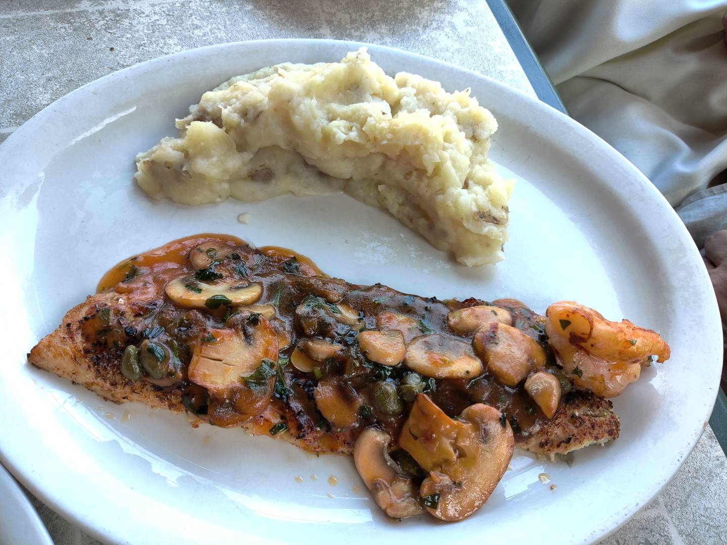 The Lake Superior Whitefish at Riganato Old World Grille in Geneva.