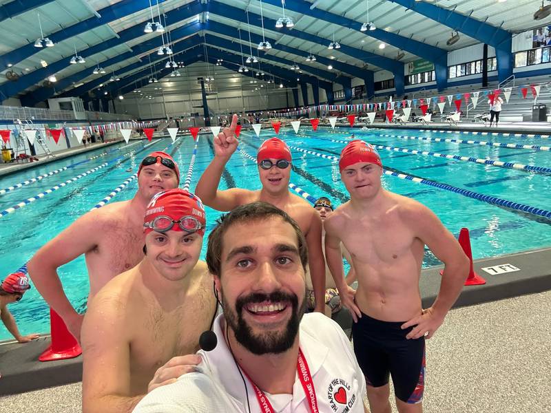 Dixon native Aaron Helander will coach the USA Down Syndrome swimming team at the world championships in Turkey in March 2024.