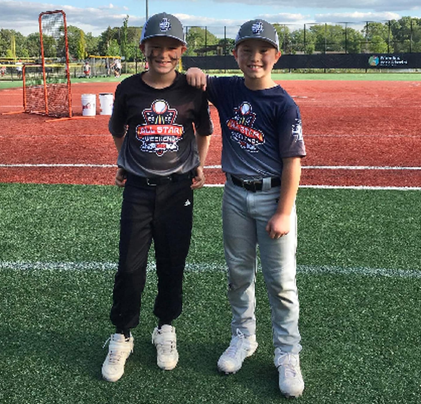 Lukas Albright, 9, of Sterling, left, and Zayden Pritchard, also 9, of Rock Falls, are local Little League players who participated in the JP Sports All-Star Weekend in Wheeling, July 30-31. Lukas, son of Emily Higley and Codtey Albright, won MVP for being the fastest player; his team also won the tournament championship. Zayden, played on a different team, was invited to participate in the weekend because he, too, was named an MVP in a game earlier in the season. His parents are Ashlee Raymond and LJ Pritchard.