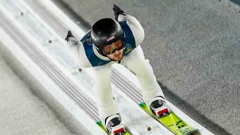 Norge ski jumper Kevin Bickner enjoying elder statesman role at Winter Olympics, looks ahead to large hill