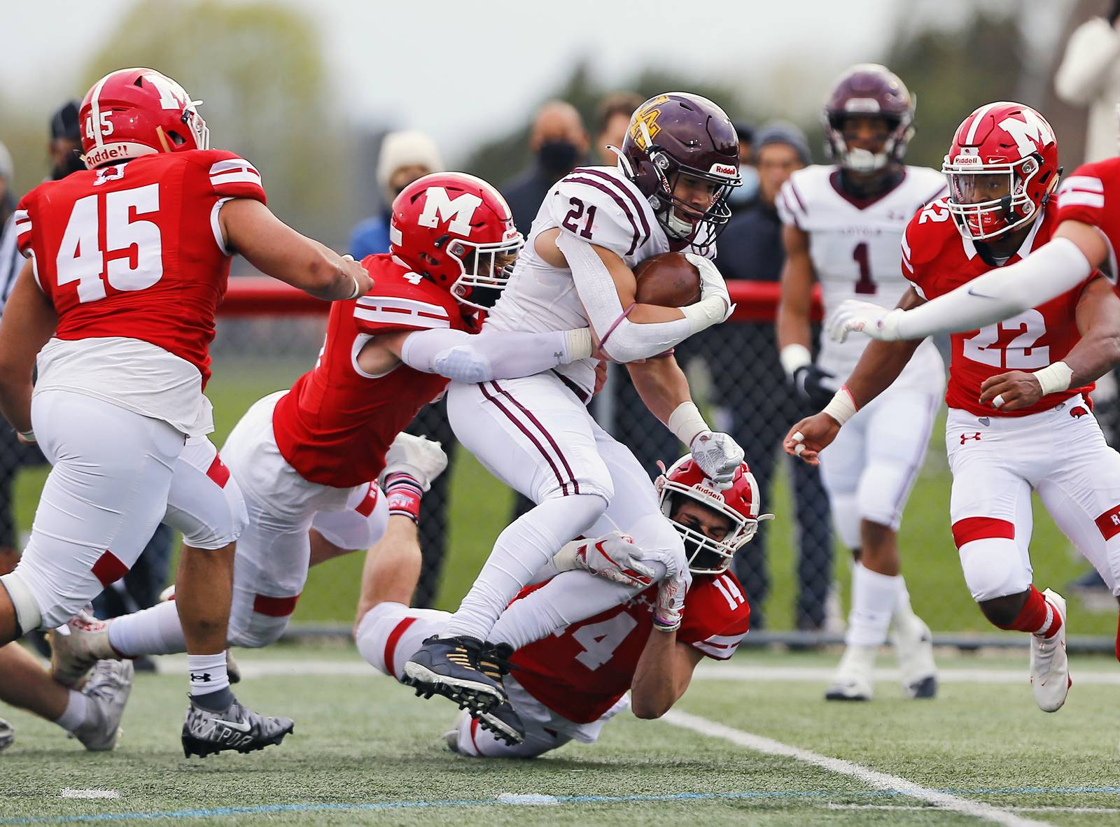 Photos Loyola vs Marist football Shaw Local