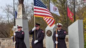 ‘Today is about honoring their courage, sacrifice’: Oswego pays tribute to veterans 