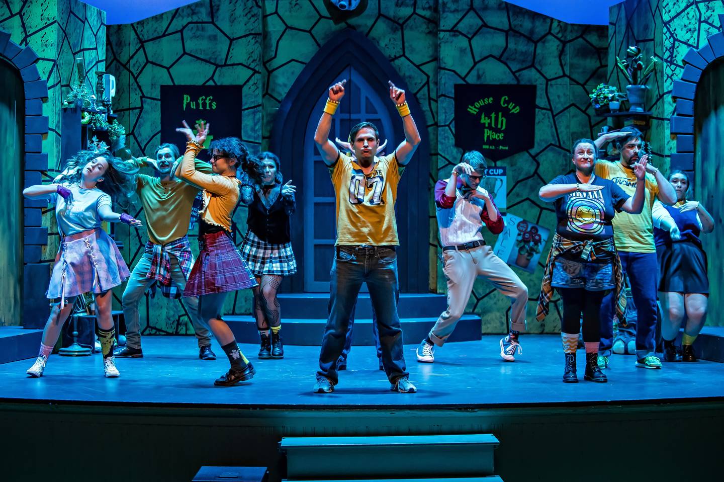 Theatre 121′s production of “Puffs” in Woodstock.