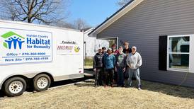 Montini High School students help build Kentucky home through Habitat for Humanity
