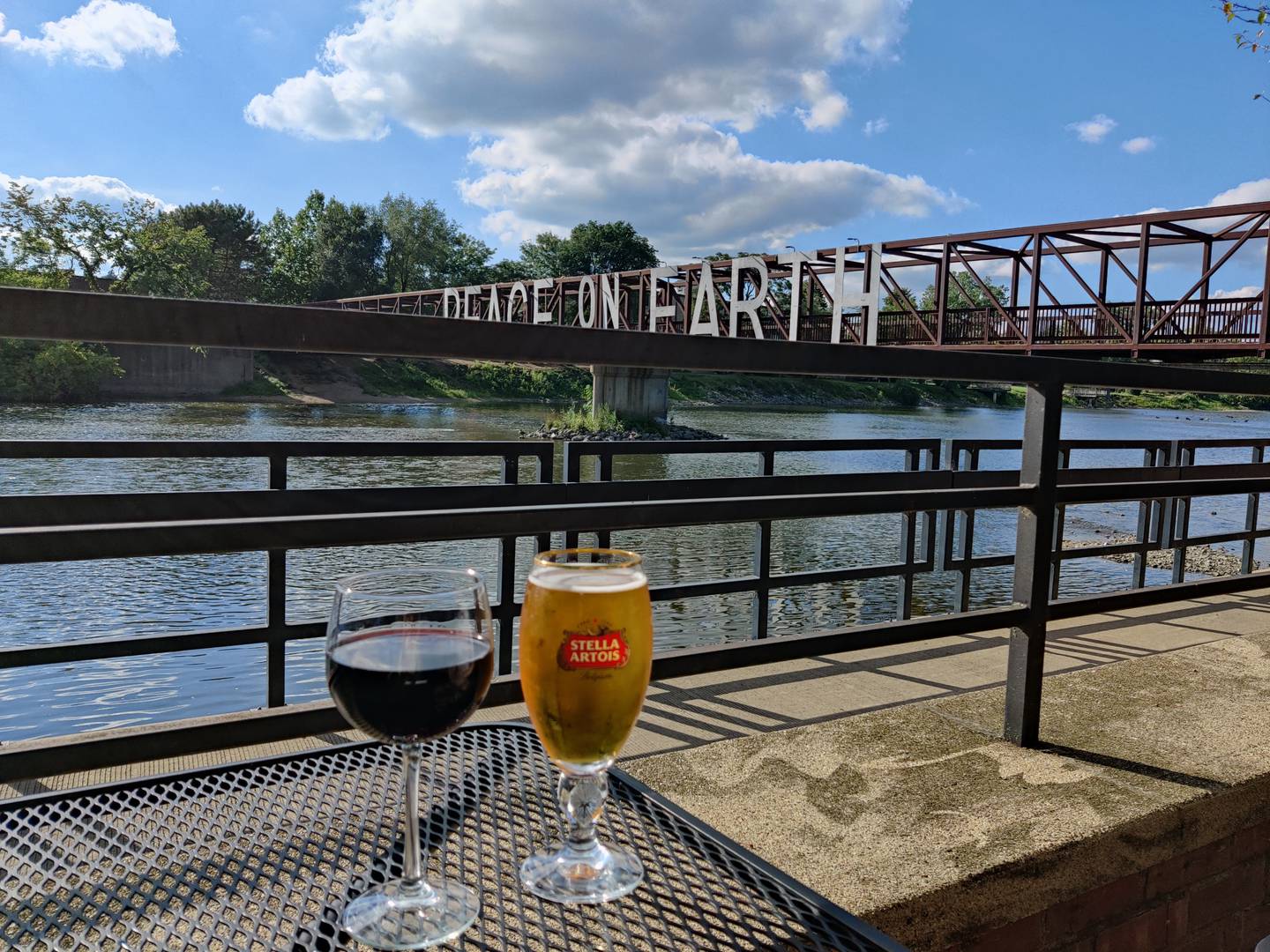 A view from the patio along the Fox River at Pal Joey's in downtown Batavia.