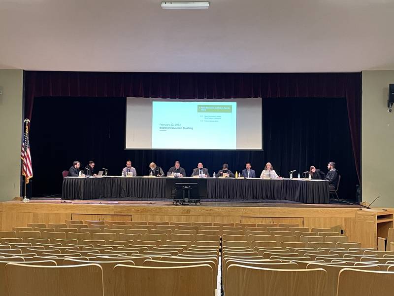 The Sycamore School District 427 Board of Education approved the labor contract between the district and the Sycamore Education Association teachers' union during their meeting Tuesday, Feb. 22, 2022.
