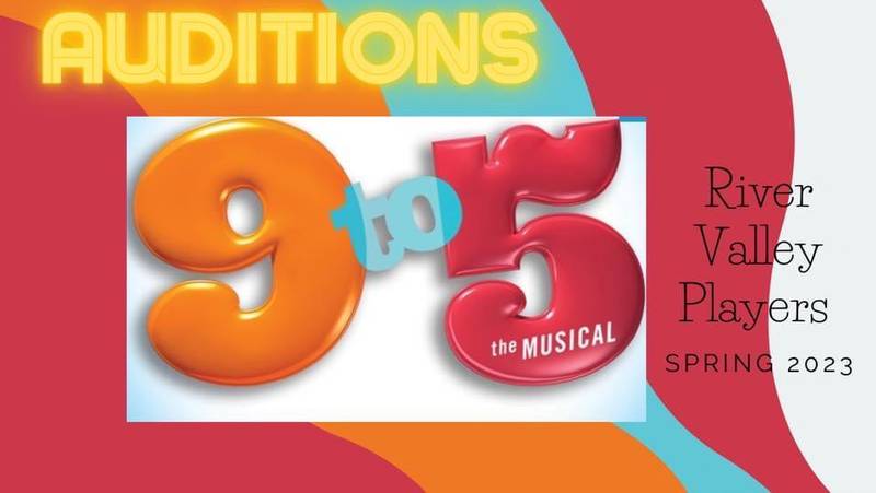 River Valley Players has announced that its 47th season will open with 9 to 5: The Musical, a show featuring music and lyrics by Dolly Parton and book by Patricia Resnick.
