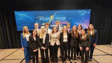 Coal City competes at the Illinois FBLA state conference; one student heads to nationals