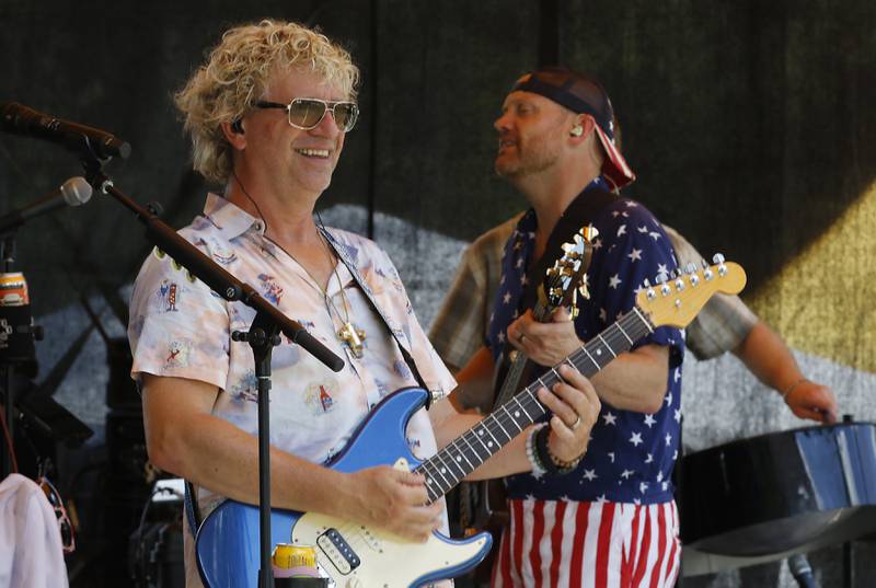 Johnny Russler & The Beach Bum Band perform during Lakeside Festival on Thursday, July 3, 2025, on the grounds of the historic Dole Mansion in Crystal Lake,
