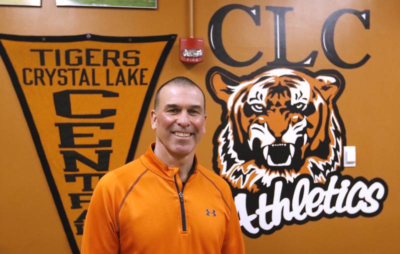 Crystal Lake Central Athletic Director Jeff Aldridge on Wednesday, Dec, 13, 2023, at the school. Aldridge is retiring after spending his entire career teaching, coaching and administering with his alma mater.