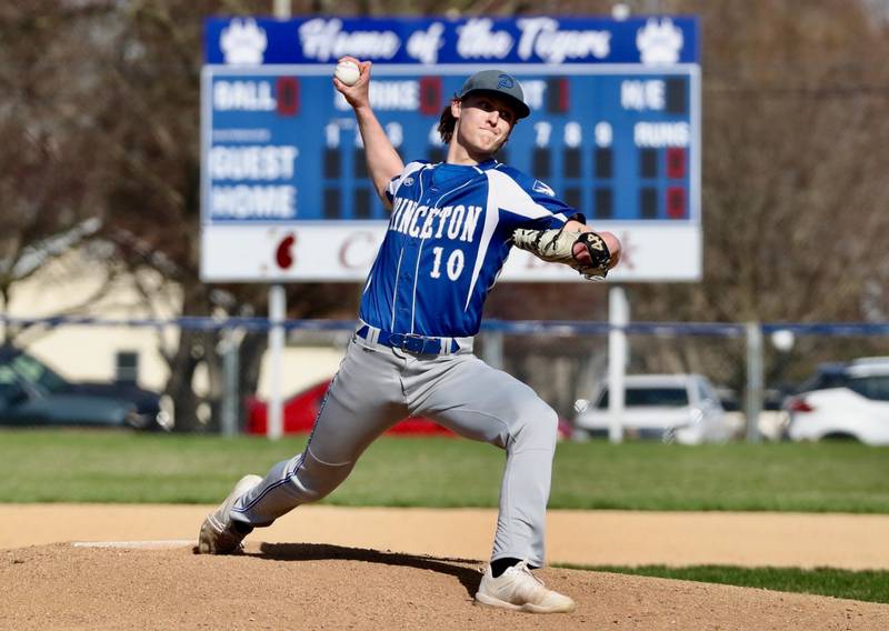 Danny Cihocki makes his pitch against Kewanee