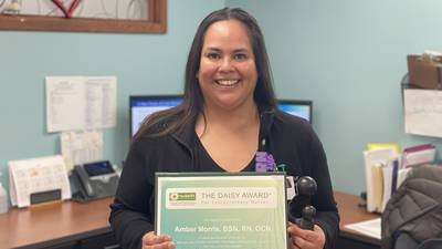 Waukegan resident receives DAISY Award for extraordinary nurses
