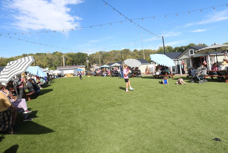 A view of the Market on Mill Retail space during the 55th annual Burgoo Festival on Sunday, Oct. 12, 2025 in Utica.
