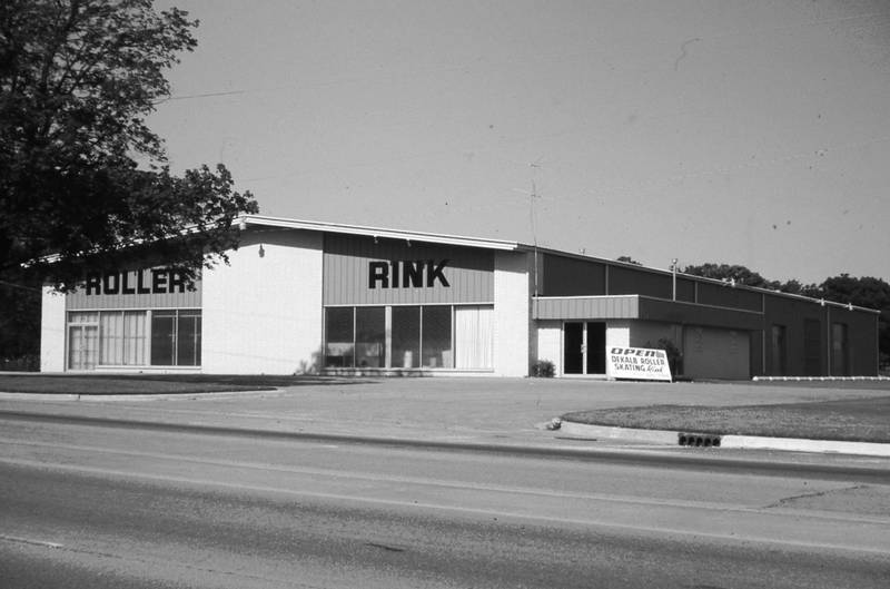 The DeKalb Roller Skating Rink, 2727 Sycamore Road in DeKalb, is pictured circa 1980.