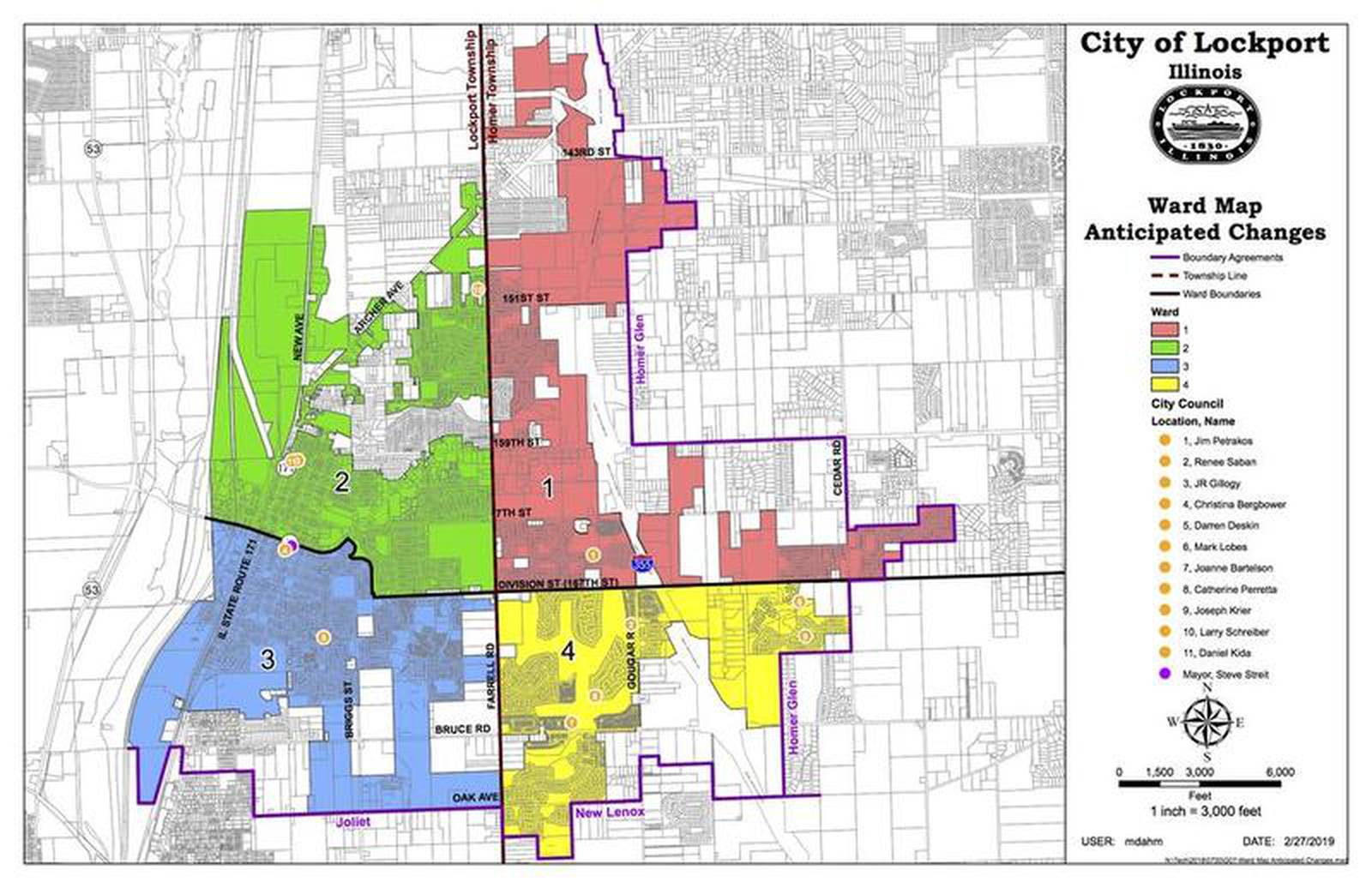 Lockport’s new ward map will change City Council structure until 2023