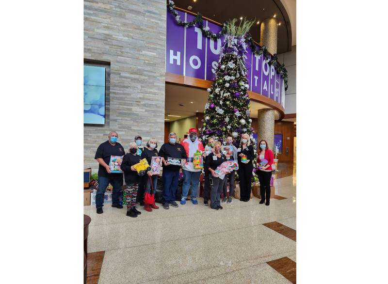 Members of the Rusty Nutz Car Club collected toys at its Christmas party and then representatives donated them to Silver Cross Hospital in New Lenox on Tuesday, Dec. 6, 2022.
