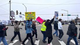 Protesters rally Saturday against Joliet data center