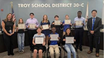 Troy District 30-C names its April Students of the Month