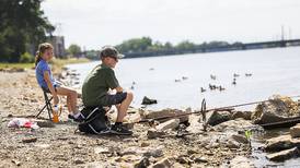 Photos: Trying their luck along the Rock River