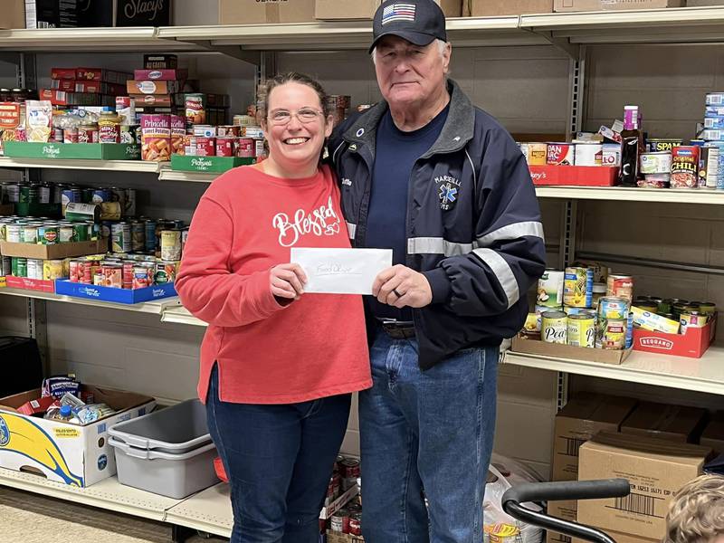 The Marseilles Food Pantry reported “the shelves are stocked,” following the Marseilles Ambulance Services’ food drive Saturday.