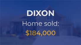 Single-family home in Dixon sells for $184,000