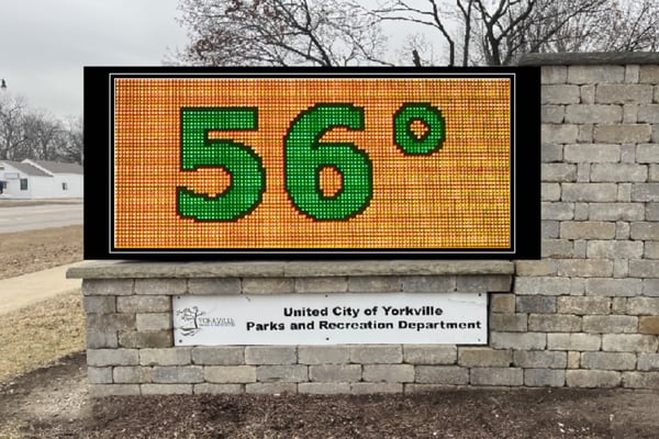 Yorkville replacing digital sign boards at cost of $66,500 